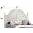 thumbnail image 6 of American Woodcrafters Rodanthe Dove White King Wood Panel Headboard, 6 of 7