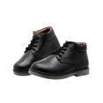 thumbnail image 2 of Zapato Escolar Para Niño Piel Negro Plantilla Con Arco negro 12, 2 of 8