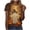 Multicolor#154, variant on Witch Pumpkin Cute Graphic T-Shirt for Women Crew Neck Short Sleeve Loose Casual Tops Fall Tees Multicolor M