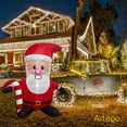 thumbnail image 4 of Inflable de Navidad Artego Santa Claus 1.6m con caramelo luces LED, 4 of 6