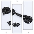 thumbnail image 4 of MasteelfCA Stainless Steel Hook Eye Latch Safety Window Lock Sliding Barn Door Latch Lock, 4 of 7