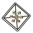 thumbnail image 7 of Trans Globe Lighting 10266 Lacey 6 Light 16" Wide Taper Candle Lantern Chandelier - Black, 7 of 7