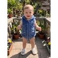 thumbnail image 5 of RUINIXCW Nebworn Baby Halloween Dinosaur Costume Infant Baby Girl Boy Halloween Outfit Fall Winter Warm Plush Sleeveless Hood Romper Playsuit with Tail, 5 of 10
