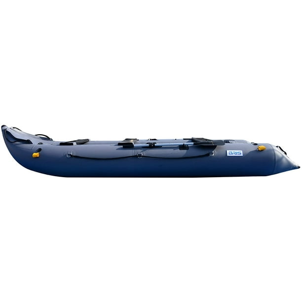 BRIS 14.1ft Inflatable Boat Inflatable Kayak 3 Person Kayak Canoe Fishing  Inflatable poonton Boat 