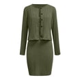 thumbnail image 4 of Women's New Dress With Jacket Two Piece Dress Elegant Bodycon Dress Midi Dresses for Women Summer Tie Dress Women Vintage Dresses for Women Casual Loose Dresses for Women Shirt Dresses with Pockets, 4 of 5