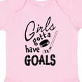 thumbnail image 4 of Inktastic Girls Gotta Have Goals Hockey Player Girls Baby Bodysuit, 4 of 5