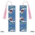thumbnail image 2 of Kdxio Great White Shark Print Metal Tassel Bookmarks,Perfect Gift for Art Lovers and Bookworms Metal Bookmarks for Women, 2 of 8