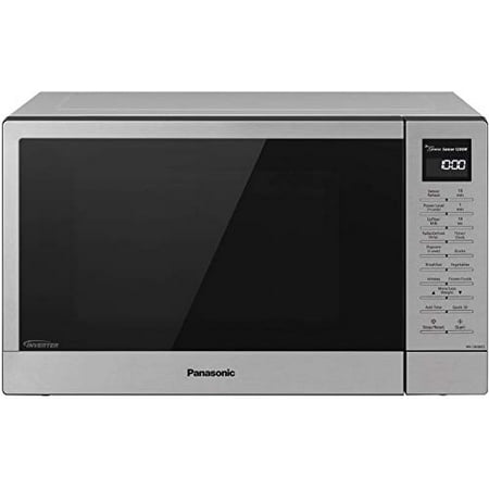 Panasonic NN-SN68KS Compact Microwave Oven with 1200W Power, Sensor Cooking, Popcorn Button, Quick 30Sec & Turbo Defrost, 1.2 cu.ft, Stainless Steel 1.2 cu.ft - Stainless Steel Microwave
