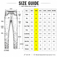 thumbnail image 7 of Men's Straight Leg Stretch Jeans | Light Wash Distressed Frayed Denim | Ripped Detail | 4-Way Flex | Standard & Big & Tall Sizes | Trendy Streetwear Jeans for Men, 7 of 7