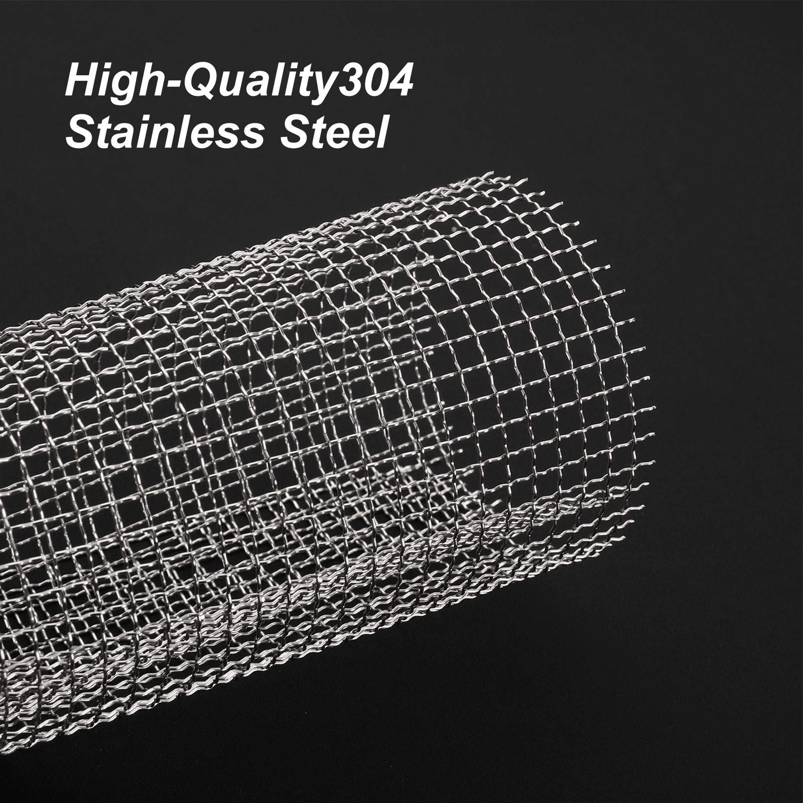 Uxcell 2pcs 5 Mesh Hardware Cloth, 23.6x11.8" Fine Wire Mesh Rust-proof Sheet for DIY Projects, Vent, Cage, Garden