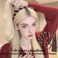 thumbnail image 6 of 2026 New Retro High Skull Pearl Headband, Voluminous Comb Headband With Teeth for Women, Vintage High Cranium Artificial Pearl Hairband, Anti-Slip Wavy Zigzag Headbands (4PC-A), 6 of 7