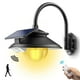 thumbnail image 1 of Luz solar para granero Sidinlar, 3 modos, 2 luces con mando a distancia, color negro, 1 of 6