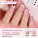 thumbnail image 3 of Kit de uñas postizas adhesivas Beetles Gel Polish 300 piezas French Tip, 3 of 9