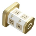 Vertical Outlet Power Strip USB Wireless Charger Multi Plug Charging