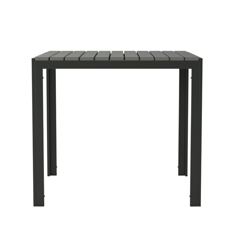 Square metal sale outdoor dining table