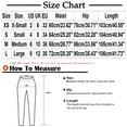 thumbnail image 2 of BLVB Skinny Bell Bottom Jeans for Women Mid Waisted Flare Jeans Stretch Trendy Slim Fit Classic Denim Pants Trousers, 2 of 2
