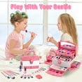 thumbnail image 6 of PERRYHOME Kids Makeup Kit for Girl - Washable Real Girls Makeup Set Princess Little Girl Makeup, Children Pretend Play Makeup Set Toys for Girls Age 3-12 Christmas Birthday Gifts, 6 of 11