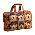 thumbnail image 2 of Quilted Sports Travel Duffel Bag for Short Trips, Multicolor Polyester, Embroidered Design, 16 x 8 x 8 cm, 1 Carry Bag with Shoulder Strap, 2 of 6