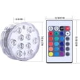 thumbnail image 3 of Luz LED Para Piscina-Luz LED Sumergible Luces Subacuáticas a Batería IP68 Luces de Piscina Con Mando a Distancia,para Acuarios,Fuentes,Fiestas,Piscina,Luces Decorativas de Navidad (4 pieza), 3 of 3