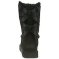 thumbnail image 3 of Ugg Women's Bailey Bow II Black Ankle-High Suede Snow Boot - 10M, 3 of 7