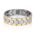 thumbnail image 4 of Guardurnaity de hombre Cadenas geométricas Brazalete Decoración desmontable Decoraciones Joyas de novio Joyas de cumpleaños Plata y oro Type2 NO2, 4 of 6