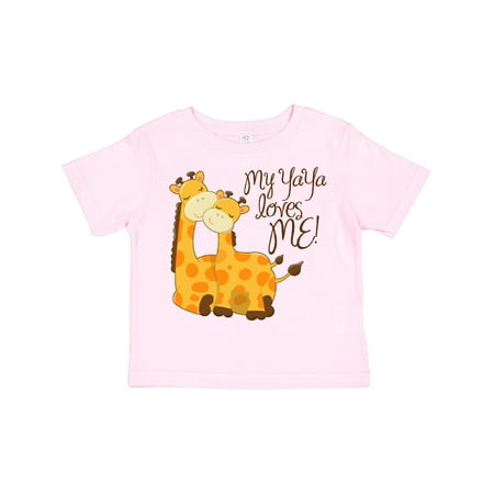 

Inktastic My Yaya Loves Me! Gift Toddler Boy or Toddler Girl T-Shirt