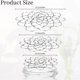 thumbnail image 2 of Stainless Steel Flower Arrangement Rack Lightweight Flower Holder Decor For Water-filled Vases, 2 of 5