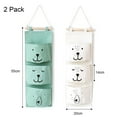 thumbnail image 2 of Washable Organizer Bag for Over Doors, Linen Cotton Material, Multi-purpose Use, 2 of 7