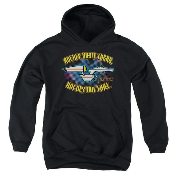 Quogs Bold Youth Pullover Hoodie Sweatshirt Black