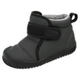 thumbnail image 1 of PEASKJP Girls Rain Boots Lace Up Combat Boots with Side Zipper, Gray 25, 1 of 5