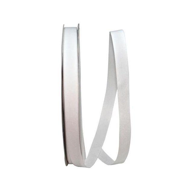 Reliant Ribbon 4144-030-03C 0.625 in. 100 Yards Soliterra Taffeta Ribbon&44; Blanc