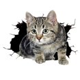 thumbnail image 2 of 4 piezas Autocollants Cratifs Pour Voiture 3d Chaton 18*13cm, Autocollants Pour La Dcoration De La Carrosserie, Autocollants Pour Cacher Les Rayures, 2 of 5