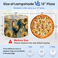 thumbnail image 2 of Linen Drum Lampshades Vintage Rooster Sunflower Floral Accents Blue 13"x13"x10" Light Shade for Table Lamps Floor Lamps Drum Lamp Shades Lampshade Replacement Assembly Required, 2 of 8