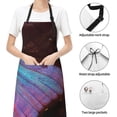 thumbnail image 6 of Picia Wings Of A Butterfly Waterproof Apron for Unisex Adult - Adjustable Bib Apron with Pockets, Ideal for Cooking, Gardening, Painting, and Household Chores, 6 of 9