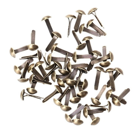 

100 Pcs Metal Paper Fasteners Brad Fastener Brads Paper Fasteners Metal Brads Office