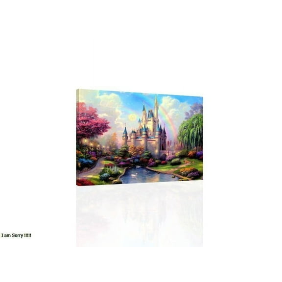Magical Castle - Canvas OR Print Wall Art