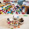 thumbnail image 5 of CHERISHGARD 4 Pack Woven Storage Baskets ，Cotton Rope Basket for Toy，Book and Blankets, 5 of 6