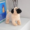 thumbnail image 2 of SSRGV 11.8 inch Brown Pug Plush DogChildren's Plush Stuffed Animal Gifts for Children Christmas Day Birthday, 2 of 5