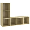 thumbnail image 6 of vidaXL 2x TV Cabinet Chipboard Unit Entertainment Center Multi Colors/Sizes, 6 of 11