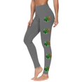 thumbnail image 2 of lcziwo Sales of The Week, Ladies Leggings 2025 St Patricks Day Shamrock Printed Tights Womens Casual High Waisted Butt Lifting Yoga Pants Gray S, 2 of 5