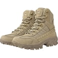 thumbnail image 2 of Men's Waterproof Work Boots with Side Zipper – Non Slip Orthopedic Hiking Shoes, Lightweight Tactical Combat Boot for Outdoor, Camping, Motorcycle & Work, 2 of 15