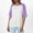Purple, variant on Women's T-Shirts Short Sleeves Crew Neck Basic Tees Spring Tops Casual Outfits for Women