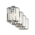 thumbnail image 2 of Quoizel Platinum Collection Divine 4-Light 31.5" Bathroom Vanity Light in Polished Chrome, 2 of 4