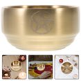 thumbnail image 4 of 1Pack Copper Offering Bowl Golden Pentagram Vintage Wiccan Pagan Altar Use Offerings, 4 of 9