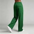 thumbnail image 6 of Women Wide Leg Sweatpants Sevevn Elastic Waist Loose Fit Casual Trousers With Side Zipper Pockets, Assorted Solid Color Options For Daily Lounging Walking And Street Casual Outfits, 6 of 9