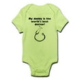 thumbnail image 1 of CafePress - My Daddy Is The Words Best Doctor Body Suit - Baby Light Bodysuit, 1 of 1