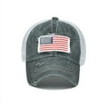 thumbnail image 2 of yuqude Historical American Cap Women Men Star Embroidery Cotton Cap, Vintage Trucker Hat Adjustable Baseball for Hip Hop Style Army Green,One Size, 2 of 2