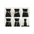 thumbnail image 6 of INSPIRE CHIC Faux Leather Skinny Belt for Women Jeans Dress Pants Thin Waist Belts 0.55 inches Width Black, 6 of 6