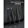 thumbnail image 5 of 24-Piece Premium Manicure Pedicure Set, Professional Stainless Steel Nail Clipper Kit with Luxurious Black Travel Case, Complete Grooming Tools for Men & Women, Salon-Quality Nail Care at Home, 5 of 24