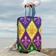 thumbnail image 7 of Hirioo Mardi Gras4 for Elasticity Suitcase Cover (No luggage Included) Durable Luggage Protector Fits 18-32 Inch Luggage-Large, 7 of 7